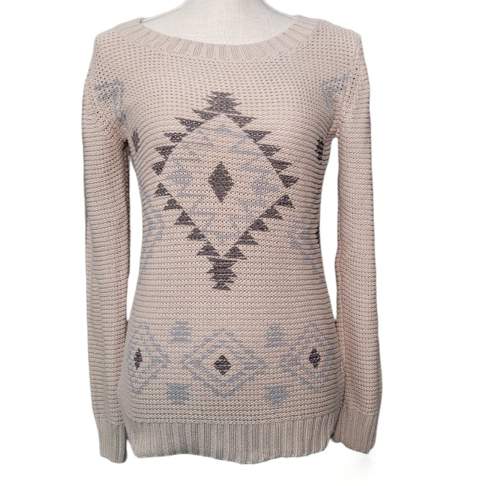 Venus Aztec design Sweater Size S